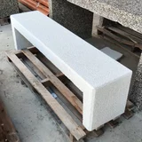 Banca din Beton cu Marmura Alba